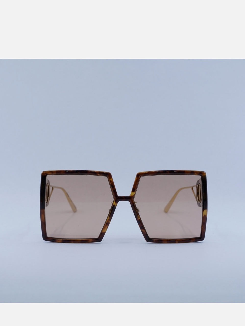 Dior Tortoiseshell Square Frame Sunglasses - Brown Lenses